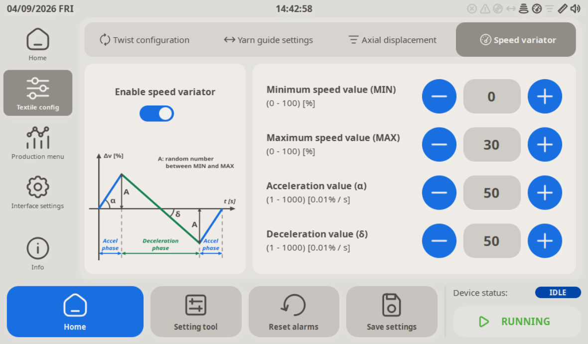 5 variatore di velocita